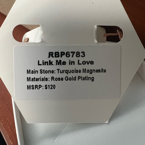 Bomb Party December 2023 Turquoise Earrings - Picture 2 of 2